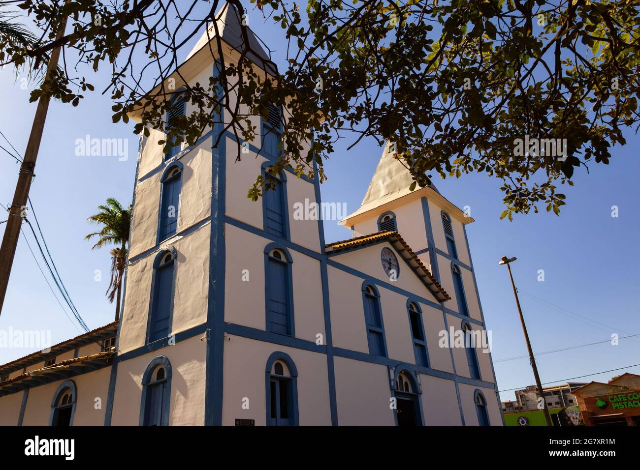 Matriz do Divino Pai eterno - ex Santuario della città di Trindade a Goiás. Foto Stock