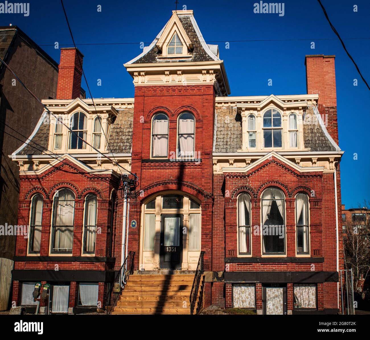 Renner-Carney House un palazzo di design del secondo Impero molto suggestivo costruito nel 1891 Foto Stock