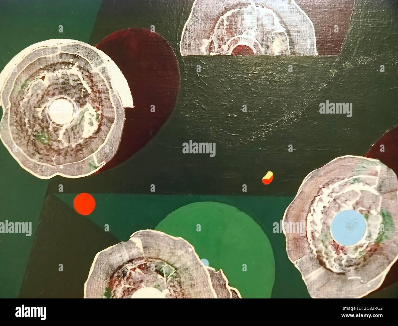 Collezione d'arte all'interno del museo d'arte Museu Colecao Berado di Lisbona con famosi dipinti - Max Ernst Foto Stock