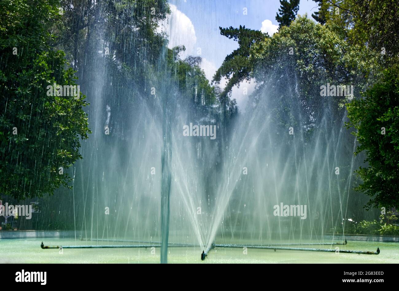 Città del Messico - Fontana di Plaza Luis Cabrera Foto Stock