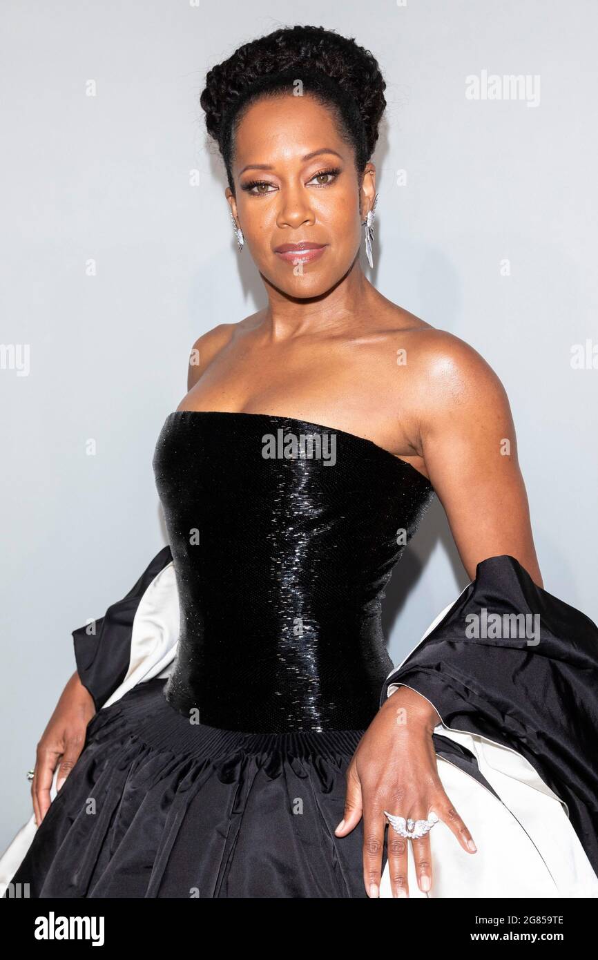 Cannes, Francia. 16 luglio 2021. Regina King partecipa al gala amfar durante il 74a Festival del Cinema di Cannes a Villa Eilenroc ad Antibes, Francia, il 16 luglio 2021. Credit: dpa Picture Alliance/Alamy Live News Foto Stock