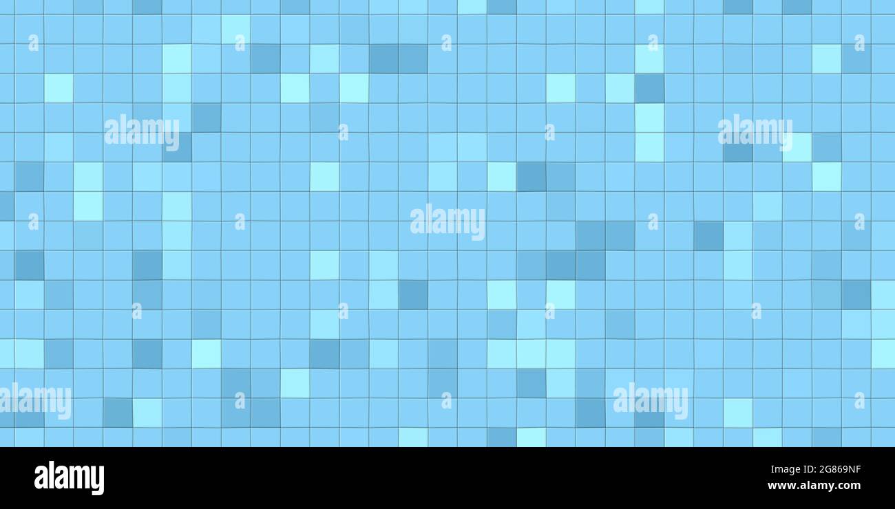 sfondo di quadrati blu chiaro Foto Stock