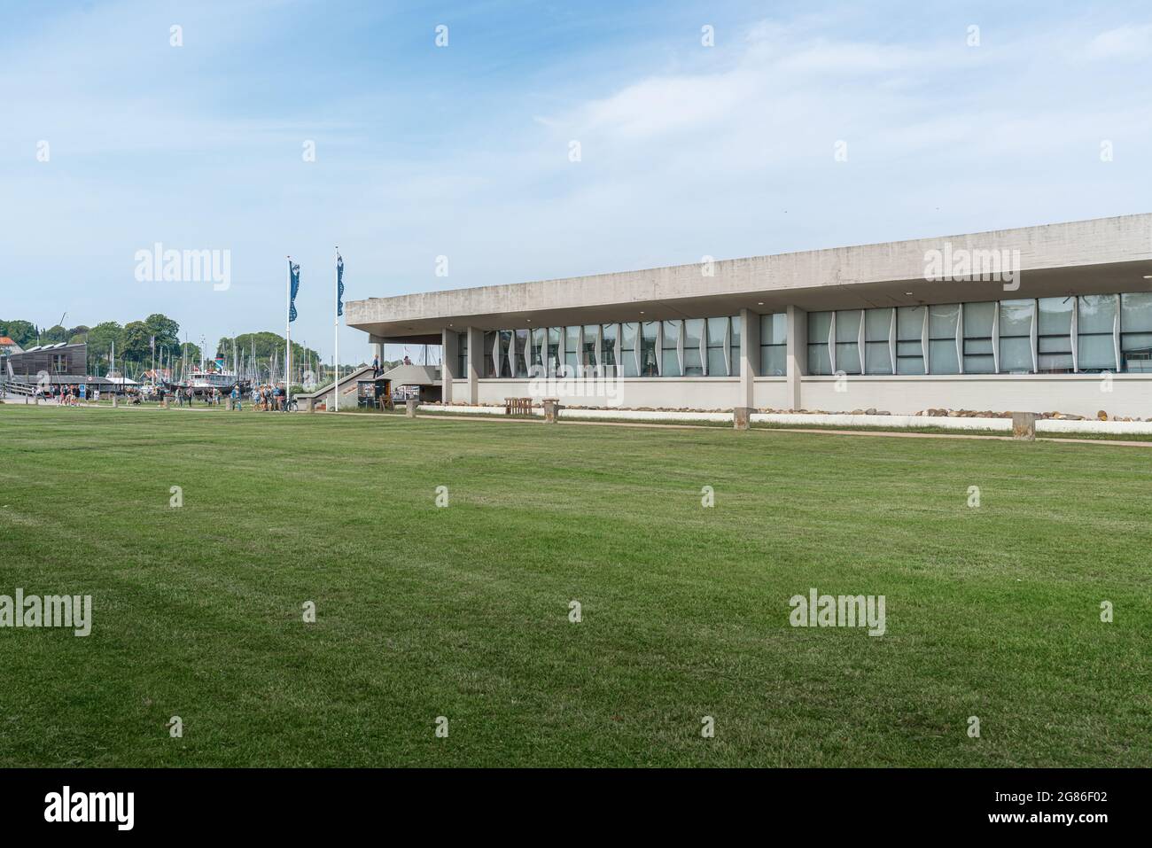 Museo delle navi vichinghe - Roskilde, Danimarca Foto Stock