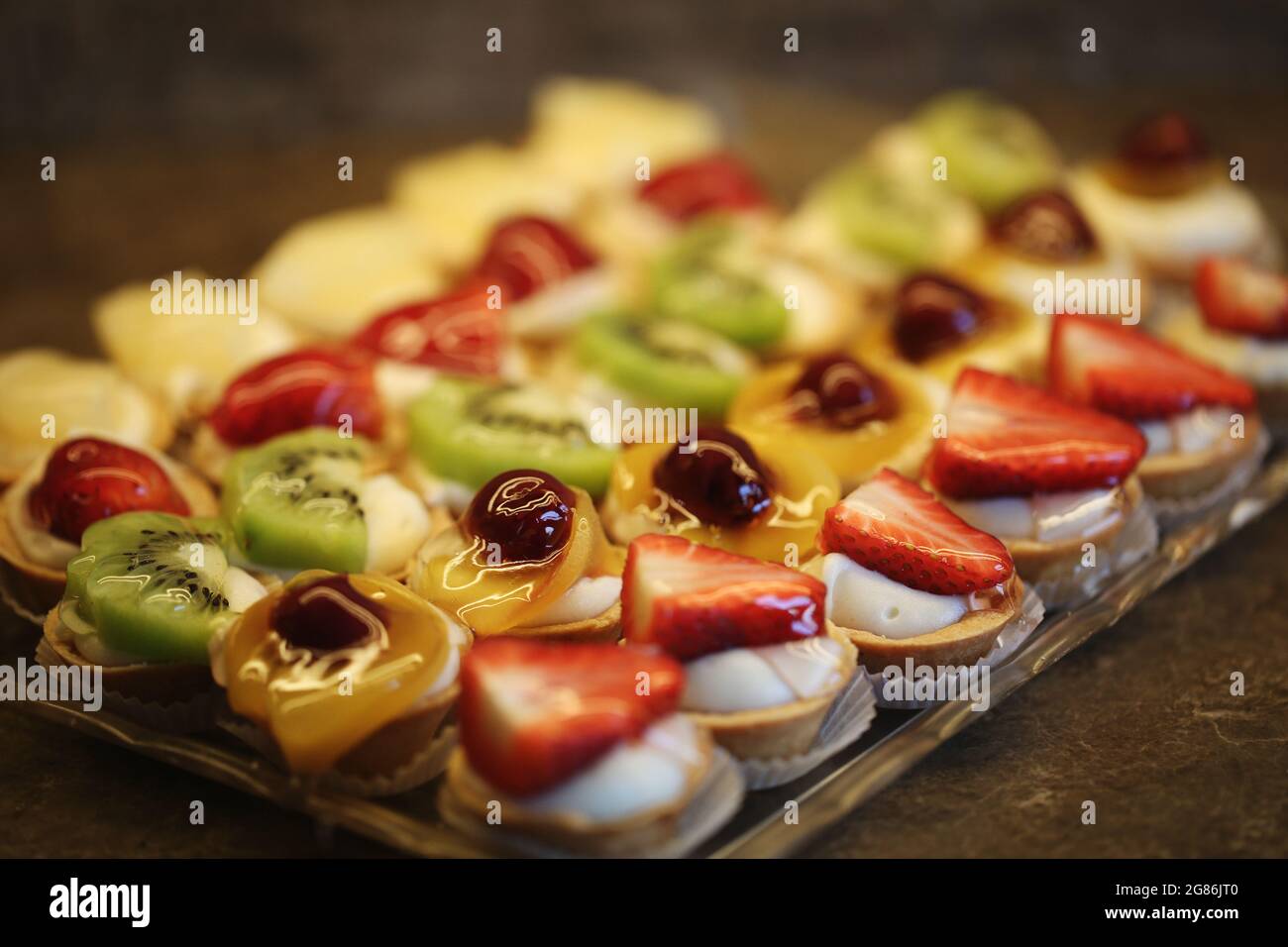 La frutta speciale è Petif, prodotti da forno, pasticceria e panetteria Foto Stock