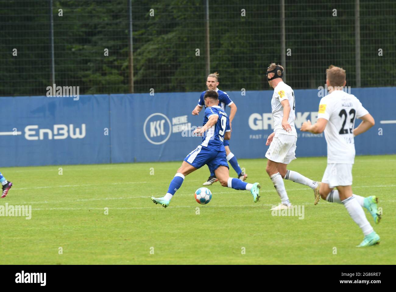 Amicizia con Karlsruher sc e FC Saarbrücken Foto Stock