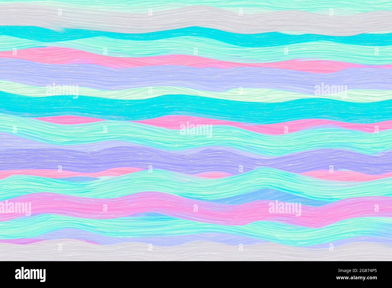 Texture disegnata a mano, viola pastello, sfondo verniciato, inchiostro, dima. Motivo multicolore, tela. Disegno di pittura. Oliare le macchie di vernice Foto Stock