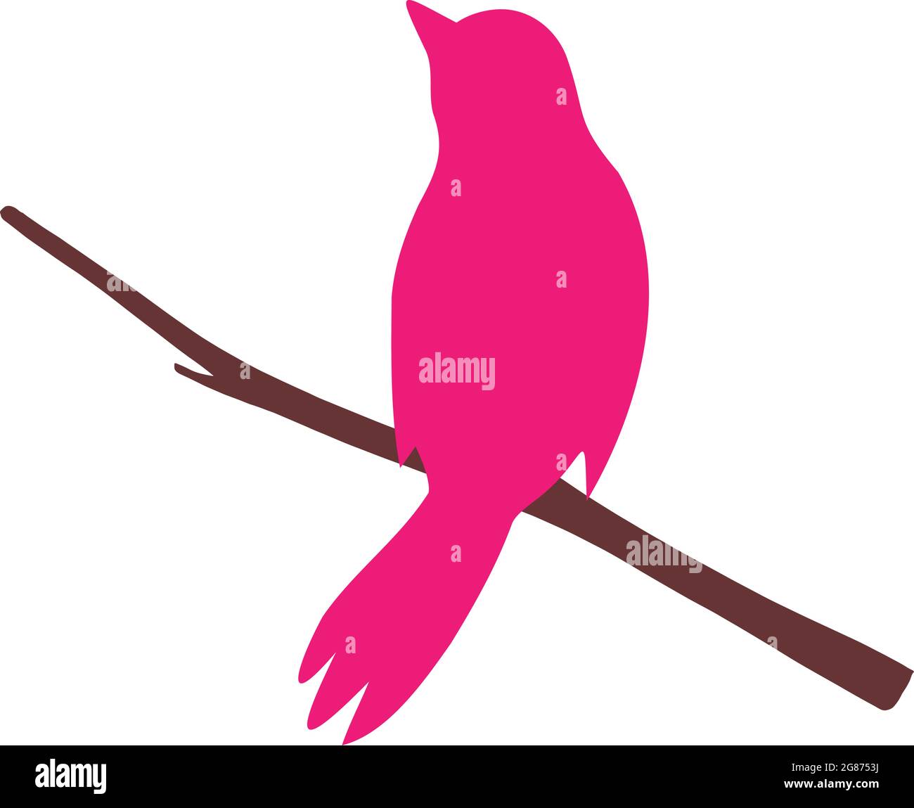 Icona uccello. Icona Sparrow. Illustrazione del vettore degli uccelli sparrow. Illustrazione Vettoriale