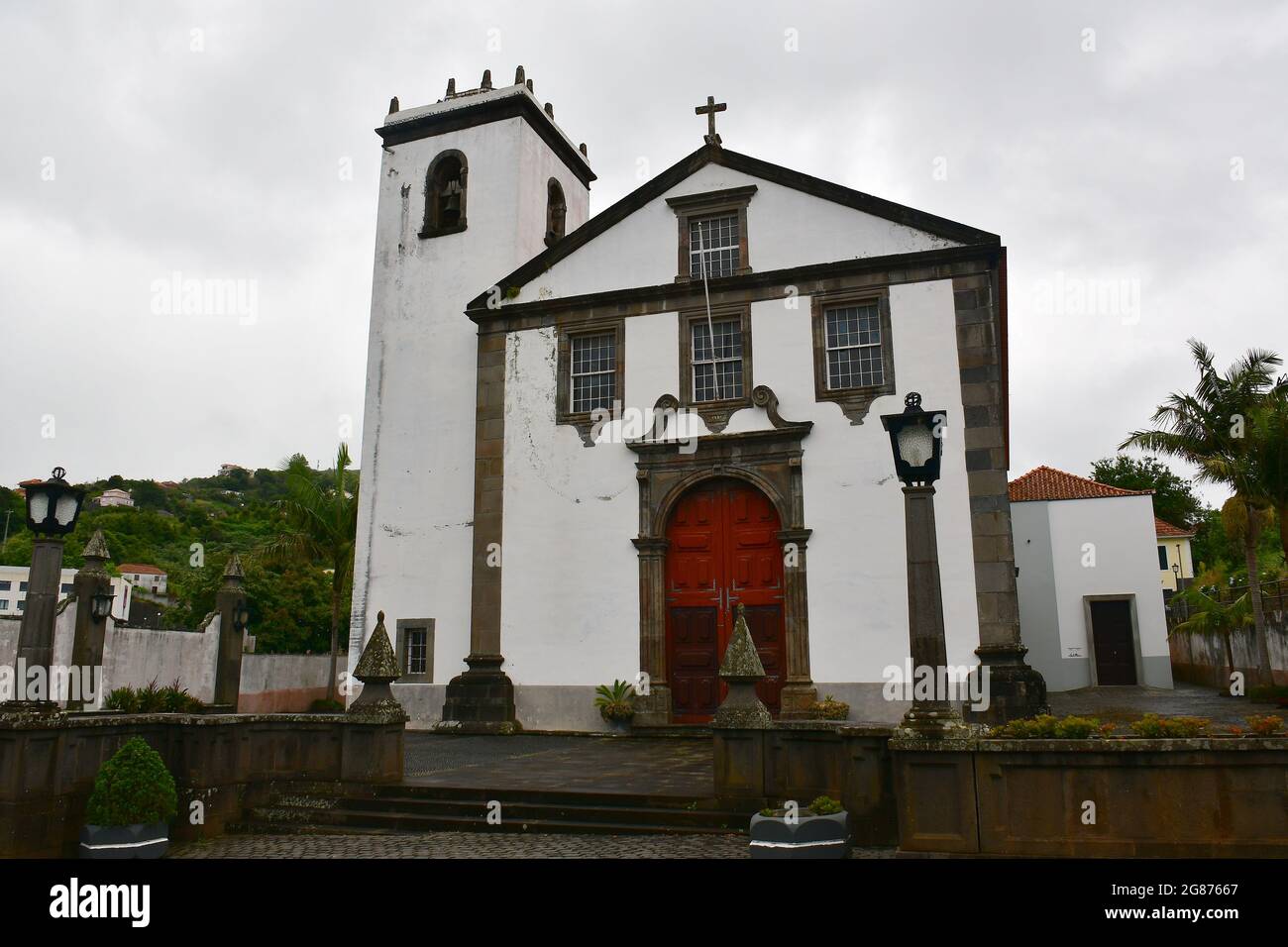 Igreja Matriz de São Jorge, Chiesa principale di São Jorge, San Giorgio, Madeira, Portogallo, Europa Foto Stock