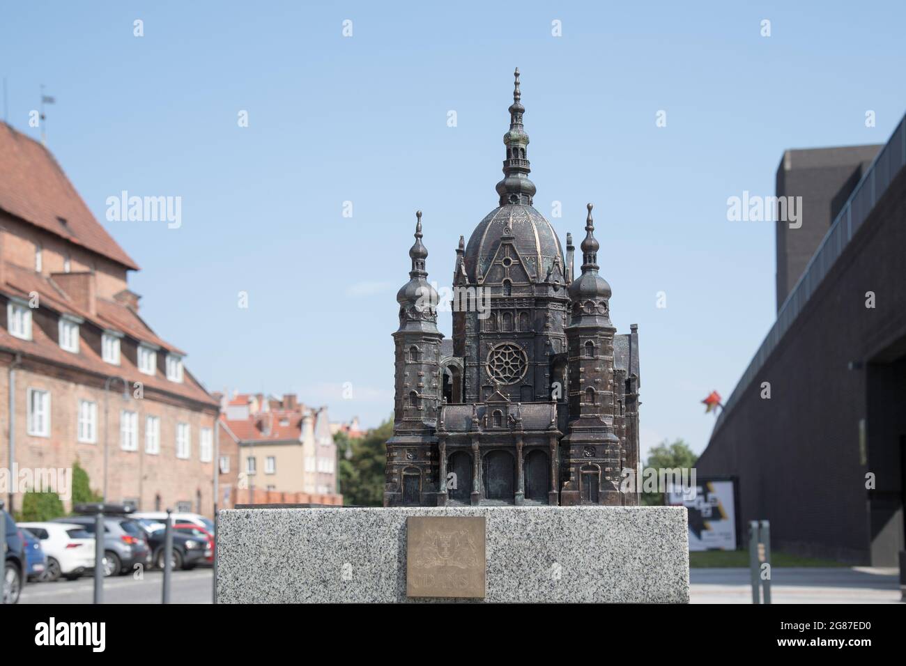 Modello di una Grande Sinagoga di Danzica, Polonia. 7 Luglio 2021 © Wojciech Strozyk / Alamy Stock Photo Foto Stock