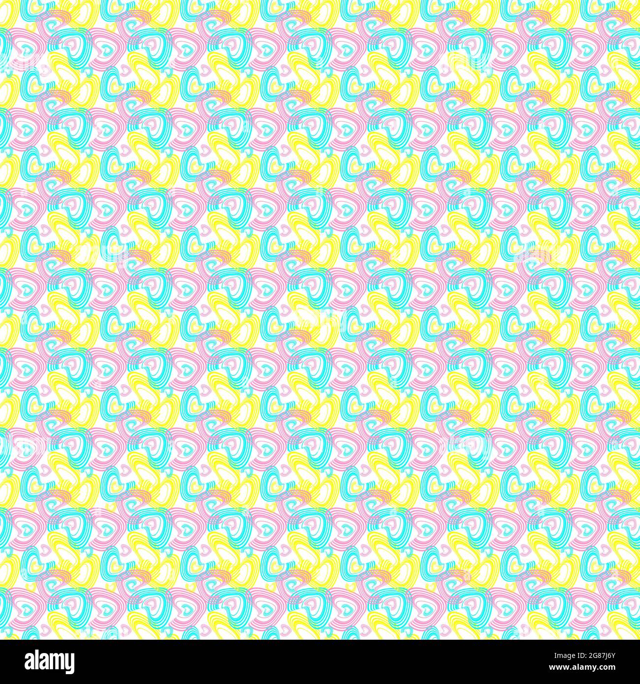Motivi di pattern senza cuciture texture vettoriali casuali sparse. Foto Stock