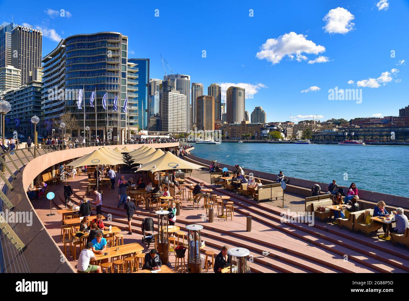 Circular Quay, porto di Sydney, nuovo Galles del Sud, Australia Foto Stock