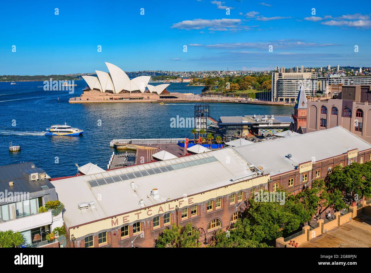 Circular Quay, porto di Sydney, nuovo Galles del Sud, Australia Foto Stock