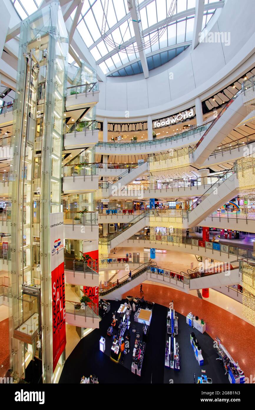 Centro commerciale CentralWorld plaza e complesso, Bangkok Foto Stock