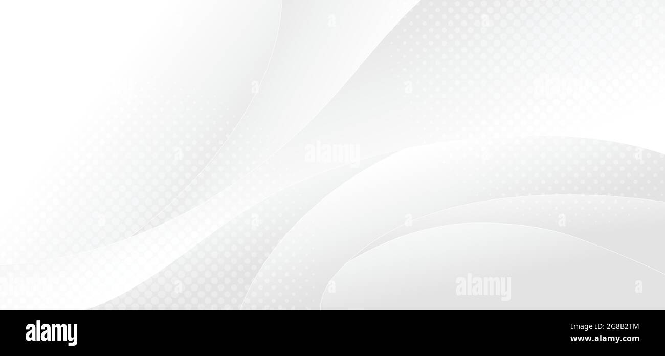 Disegno astratto di colore bianco e grigio del modello di movimento con disegno decorativo a mezzitoni. Modello di disegno per lo sfondo della copertina. Illustrazione vettore Illustrazione Vettoriale