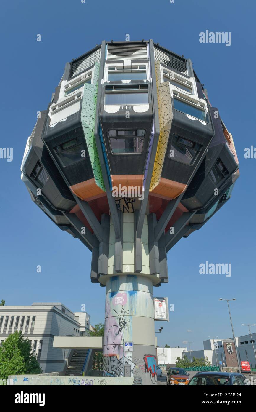 Bierpinsel, Schloßstraße, Steglitz, Steglitz-Zehlendorf, Berlino, Germania Foto Stock