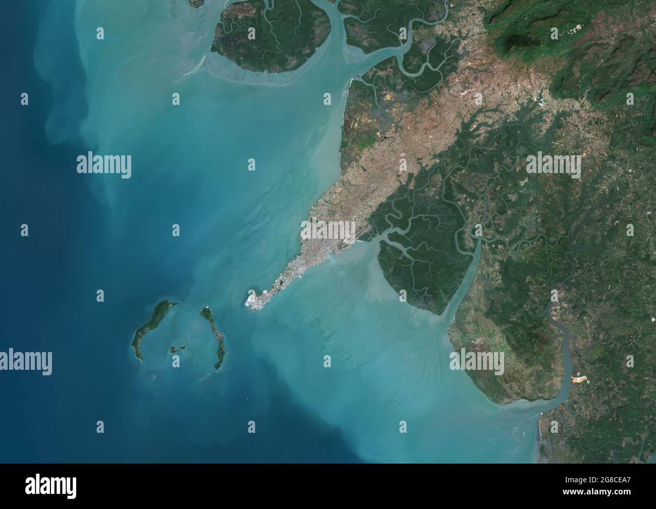 Conakry, capitale della Guinea Foto Stock