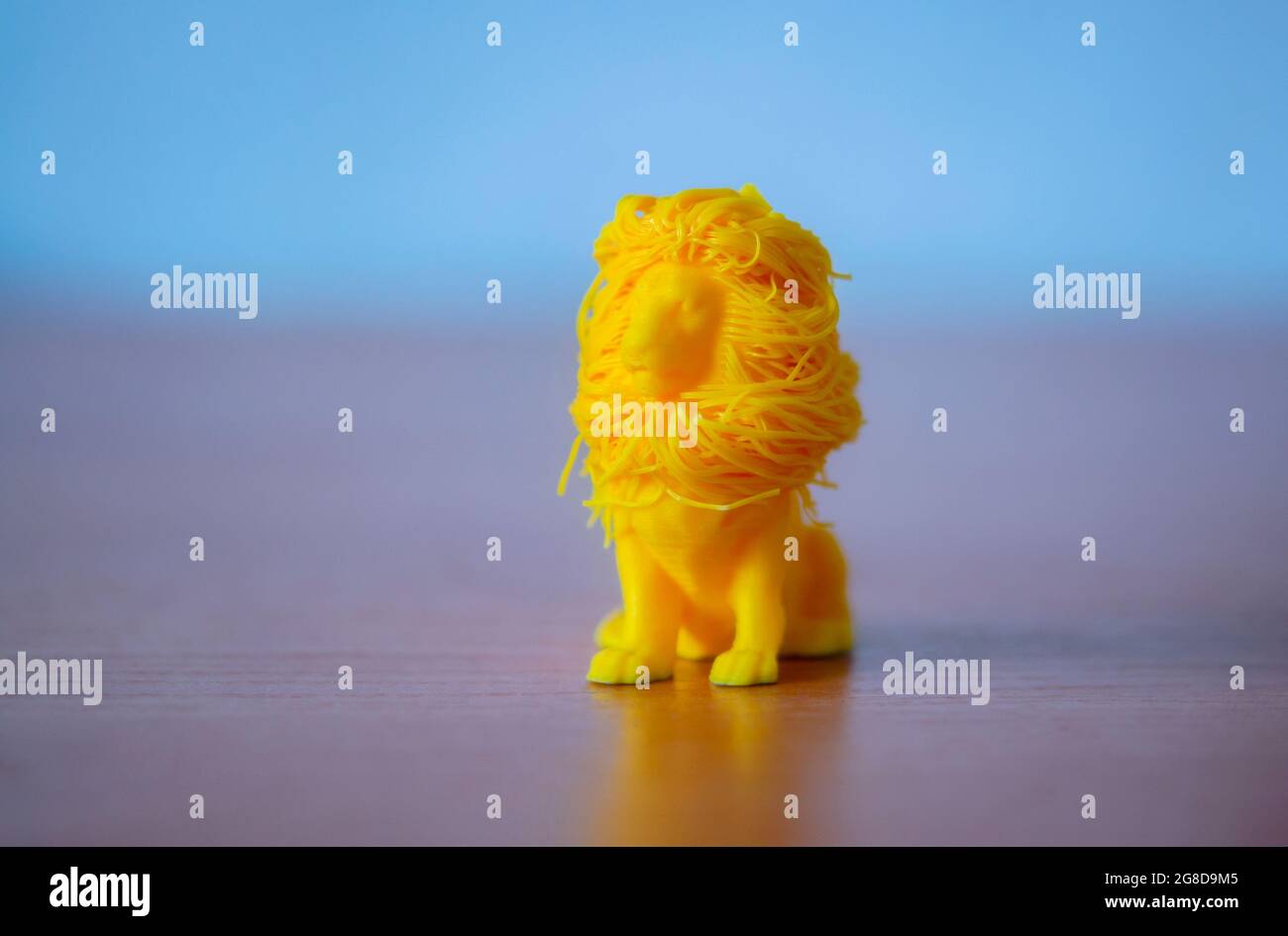 Modello 3D stampato su stampante 3d da plastica fusa a caldo. Foto Stock