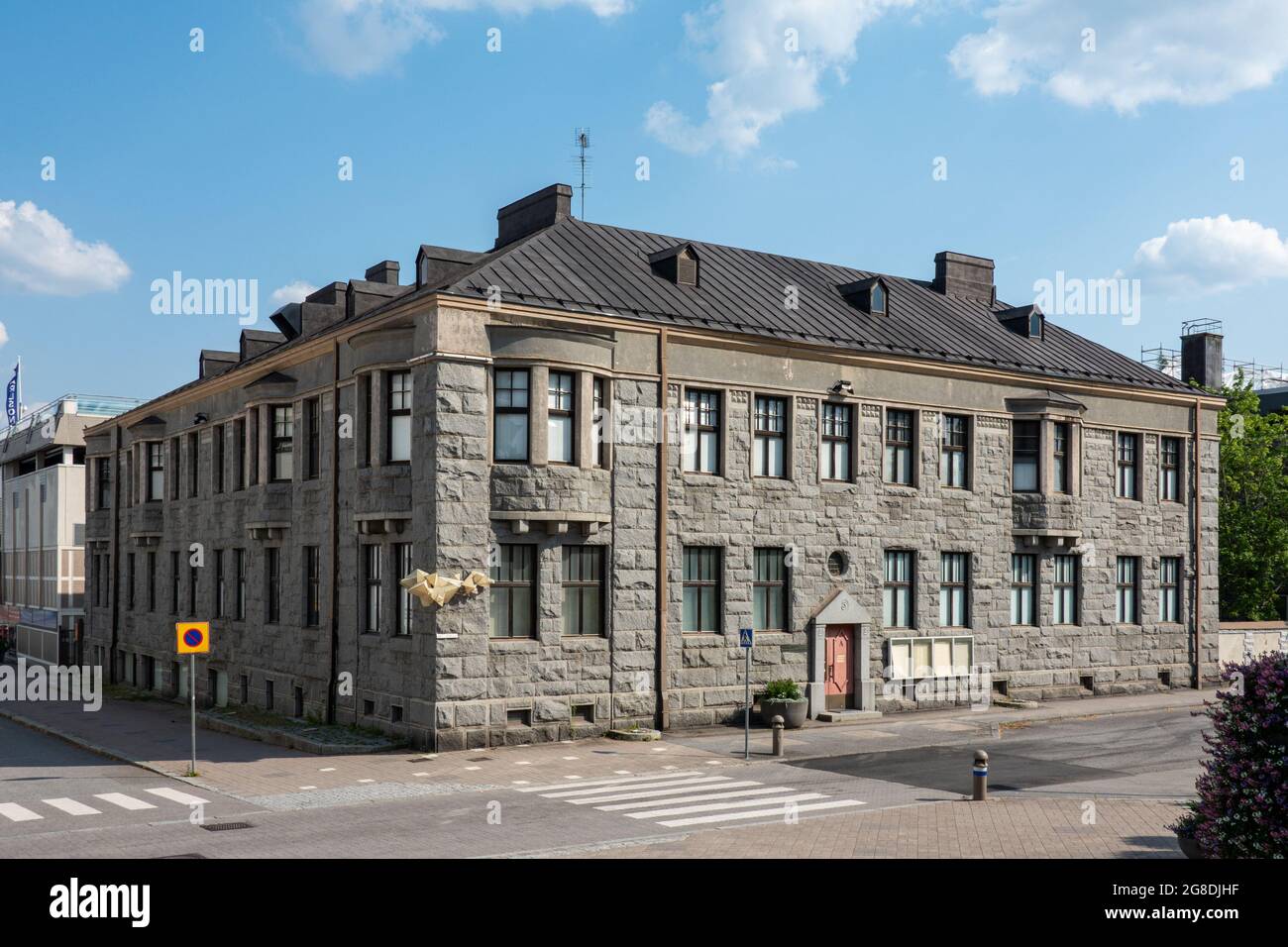 Granite House, sede del Museo d'Arte Mikkeli o del museo Johannes Haapasalon, a Mikkeli, Finlandia Foto Stock