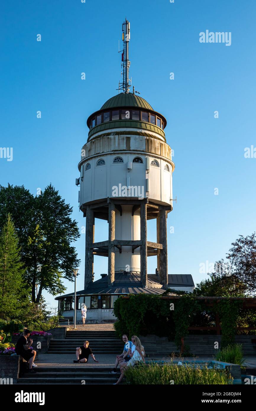 Naisvuori torre di osservazione a Mikkeli, Finlandia Foto Stock