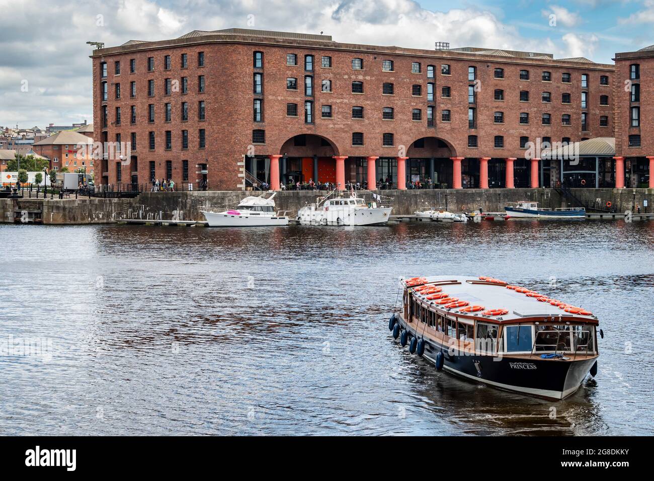 Siti storici di Liverpool. Albert Dock. Foto Stock