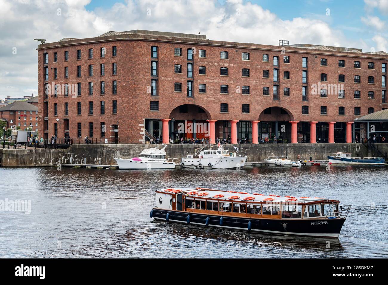 Siti storici di Liverpool. Albert Dock. Foto Stock