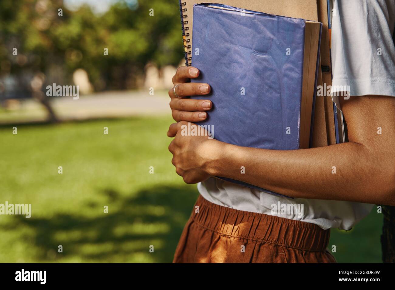 Avere tutti i materiali necessari per le lezioni Foto Stock