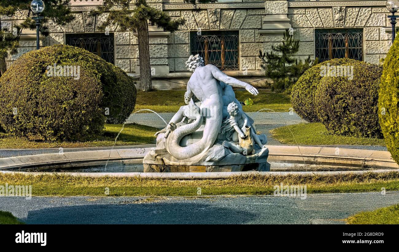Il Museo di Storia Naturale Vienna è un grande museo di storia naturale situato a Vienna, Austria Foto Stock