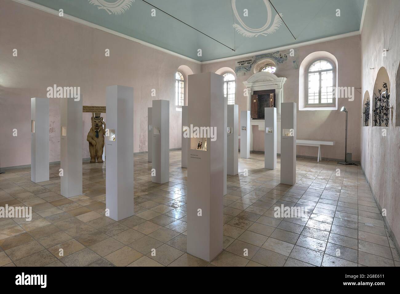 Mostra fino al 28.11.2021: Poesia del mondo della guarigione, Museo Ebraico, Schnaittach. Mittelfrancen, Baviera, Germania Foto Stock