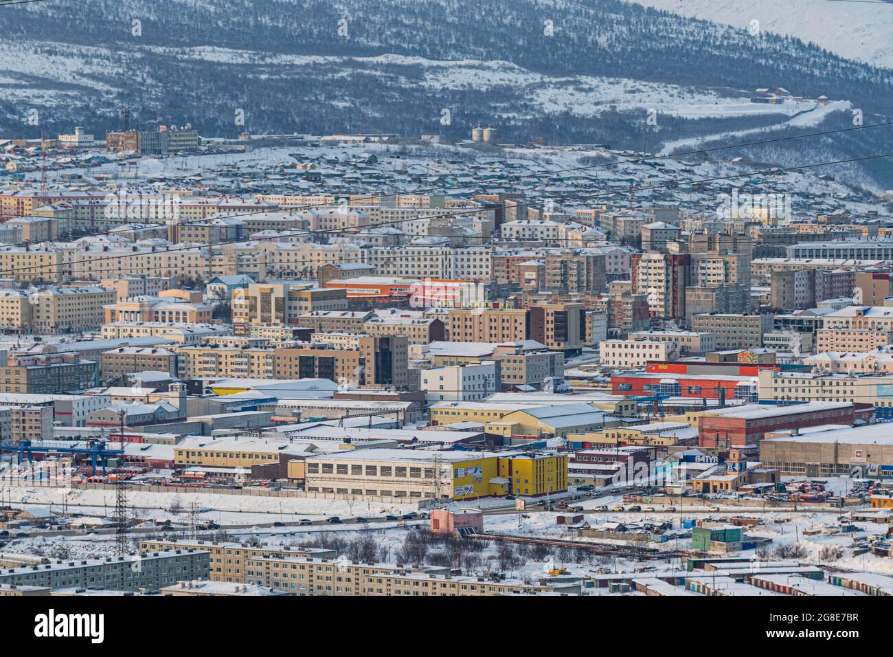 Magadan, Magadan Oblast, Russia Foto Stock