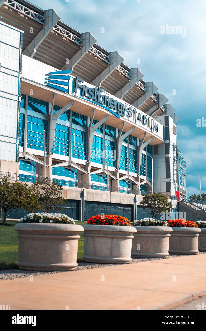 Stadio FirstEnergy di Cleveland, Ohio Foto Stock