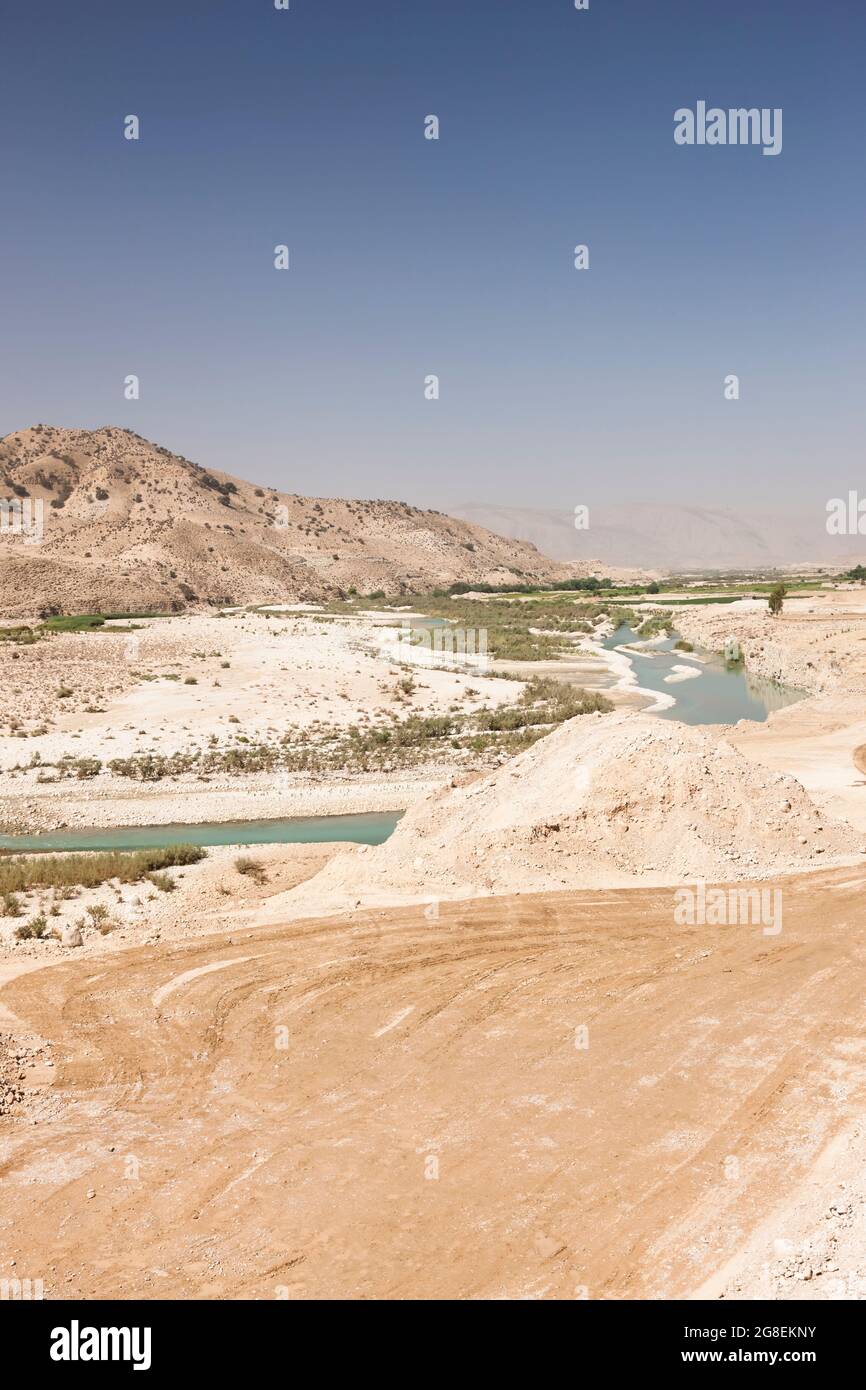 Fiume Fahliyan, montagne Zagros, vicino a Nourabad, Provincia di Fars, Iran, Persia, Asia occidentale, Asia Foto Stock