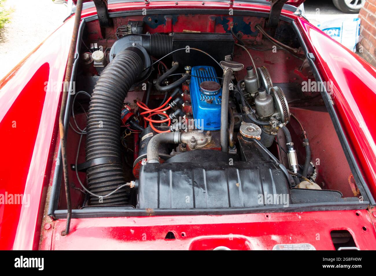 MG Midget Classic Sport auto, Inghilterra, Regno Unito. Foto Stock