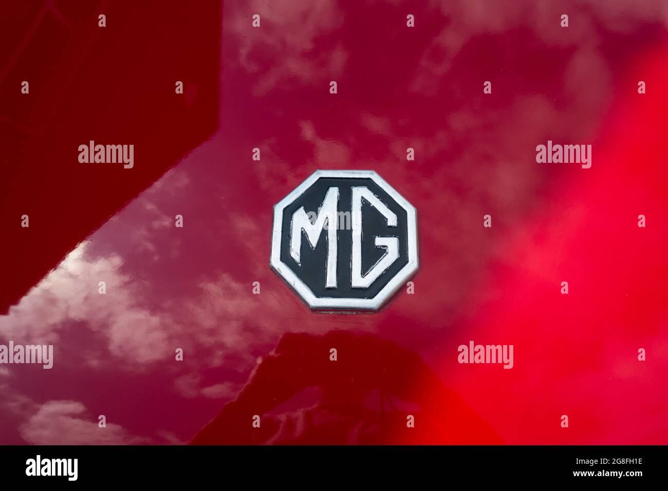 MG Midget Badge, Inghilterra Regno Unito. Foto Stock