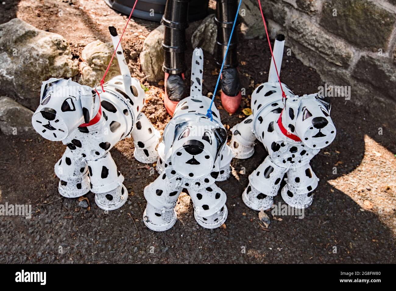 Cruella al Settle Flowerpot Festival 2021 Foto Stock