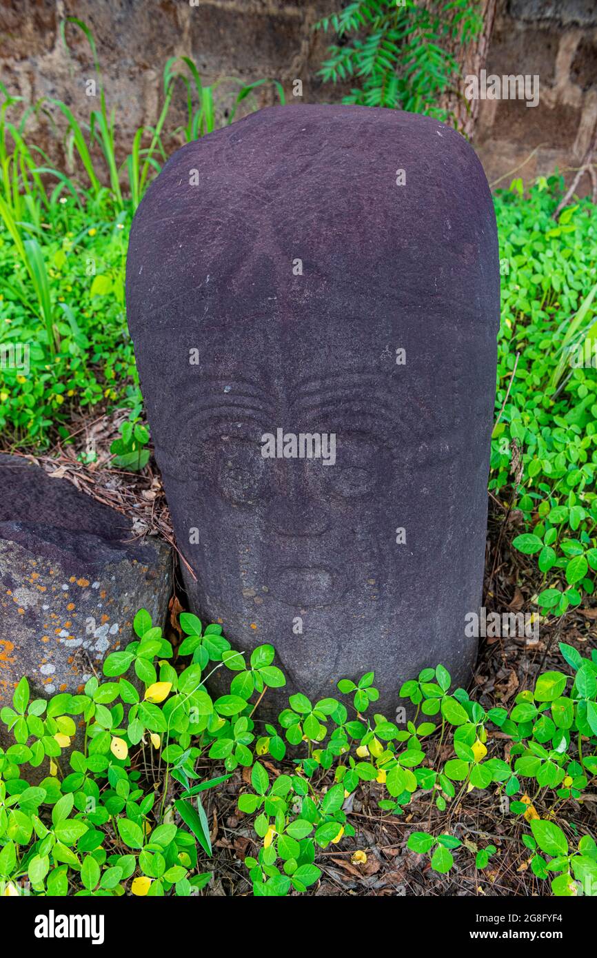 Monoliti di pietra di Alok iKom, Alok, Nigeria, Africa occidentale, Africa Foto Stock