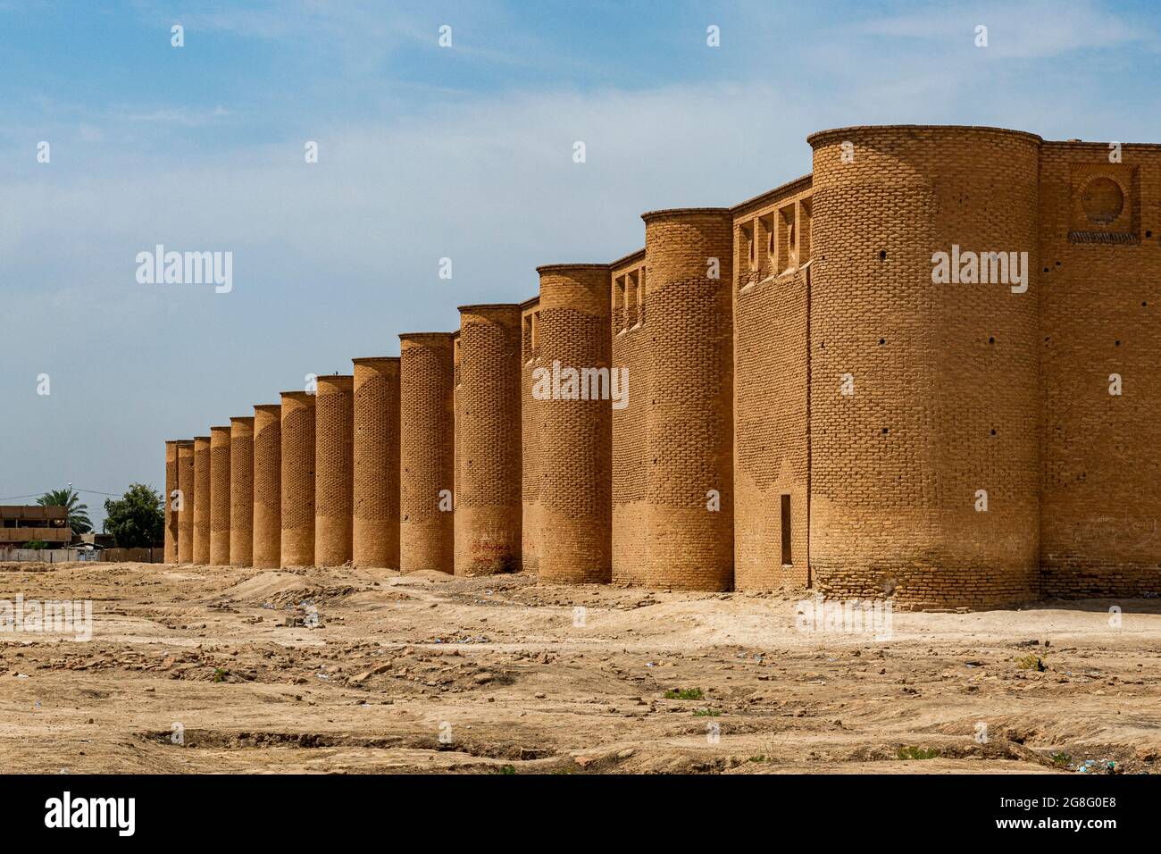 La Grande Moschea di Samarra, Patrimonio dell'Umanità dell'UNESCO, Samarra, Iraq, Medio Oriente Foto Stock