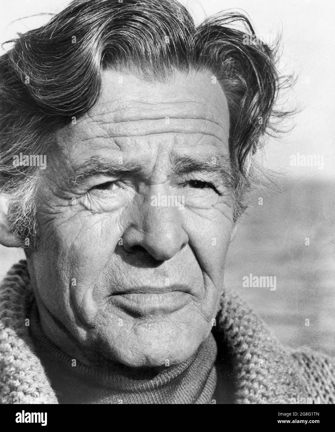 Robert Ryan, Ritratto di testa e spalle per il film, 'e speranza di morire', 20th Century-Fox, 1972 Foto Stock