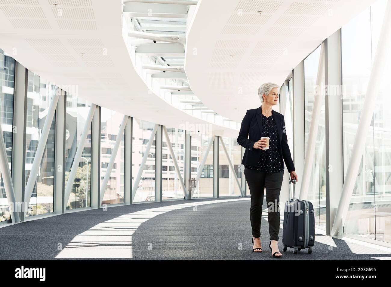 I viaggi d'affari aprono la porta delle opportunità Foto Stock