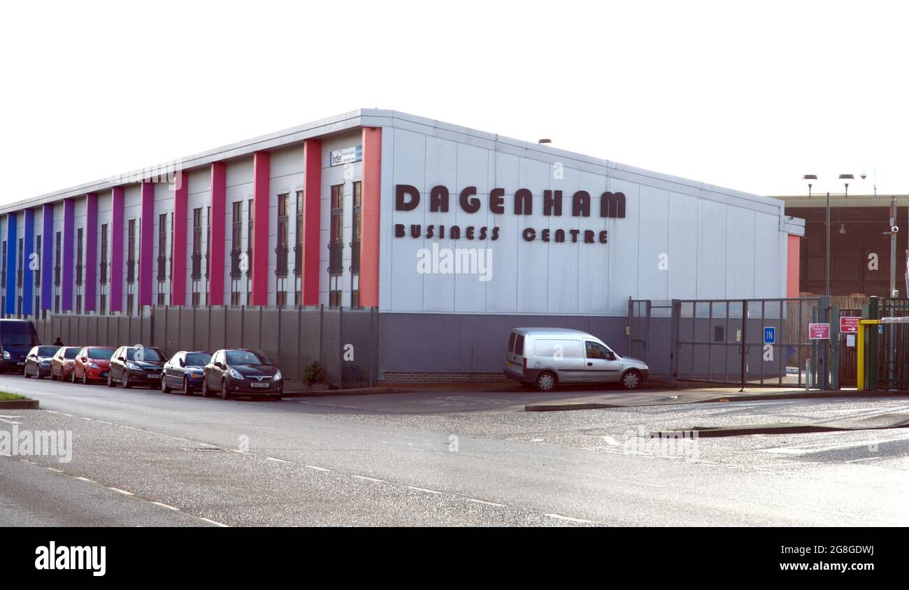 Il Dagenham Business Center, Dagenham, East London. Foto Stock