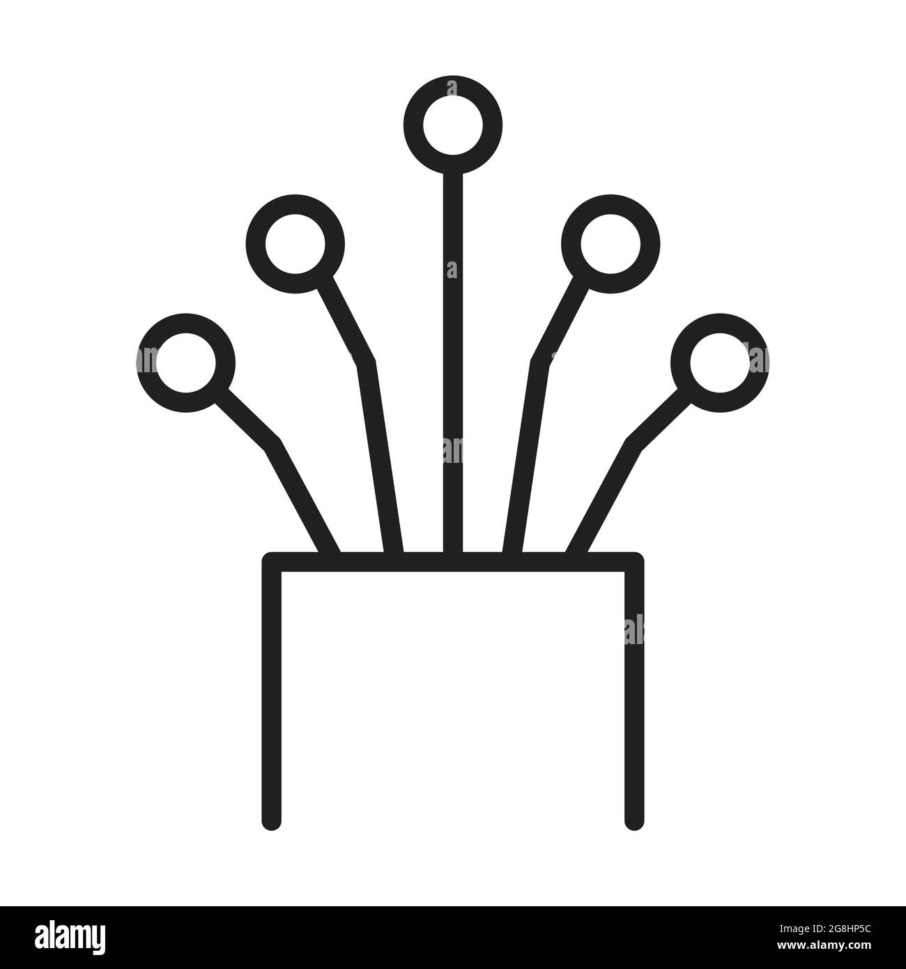 vettore icona cavo in fibra ottica per grafica, logo, sito web, social media, app mobile, illustrazione dell'interfaccia utente Illustrazione Vettoriale