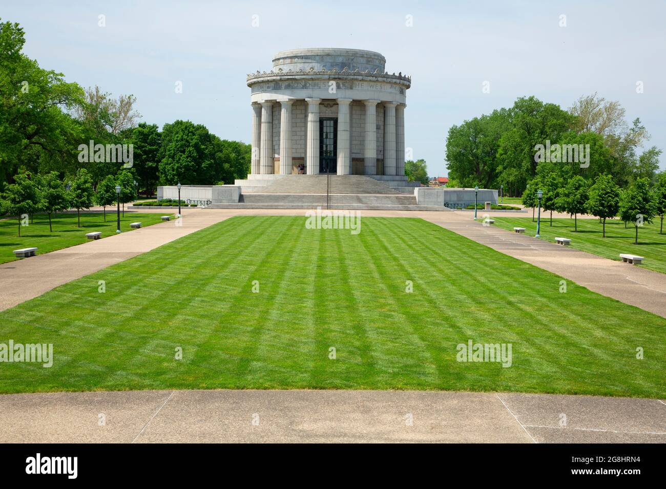 Memorial Building, George Rogers Clark National Historical Park, Indiana Foto Stock