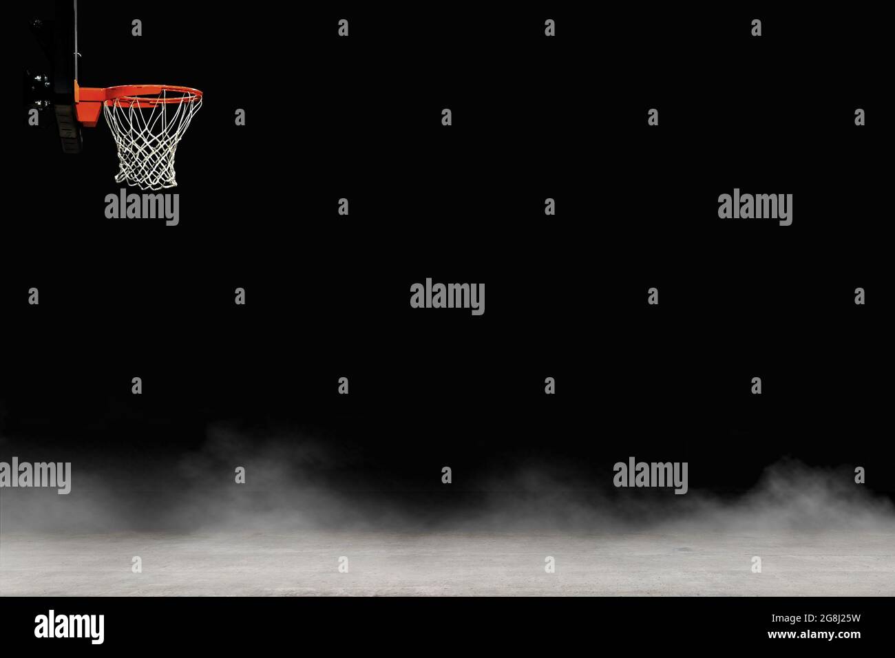 Illustrazione di sfondo del motivo di basket Foto Stock