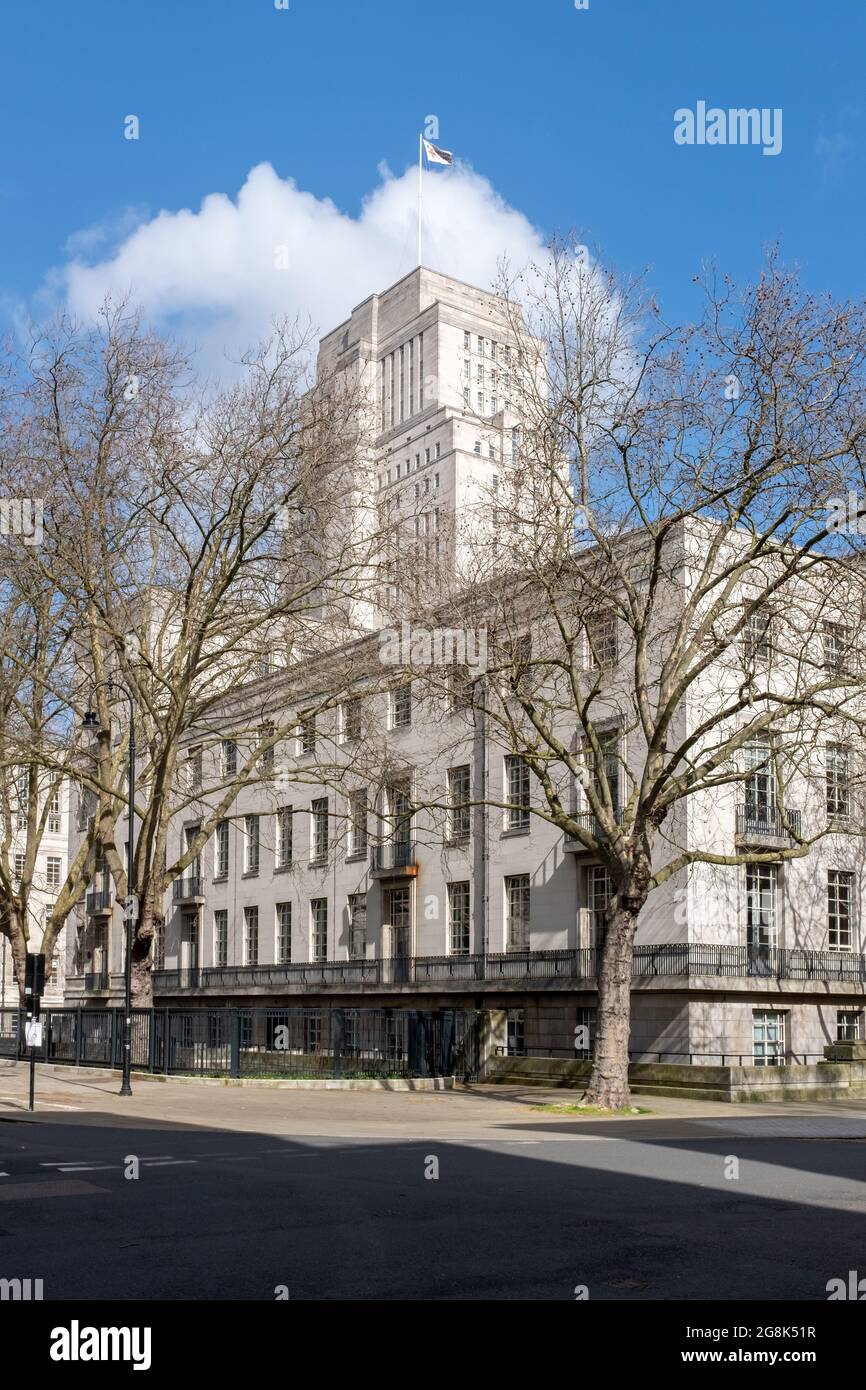 Senate House, Bloomsbury, Londra, Regno Unito Foto Stock