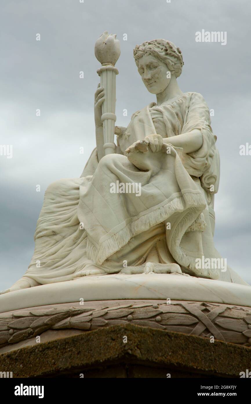 Statua della maternità, Pershing state Park, Missouri Foto Stock