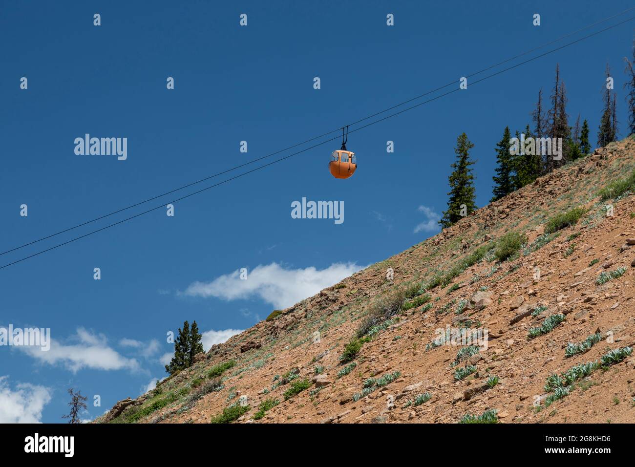 Monarch, Colorado - la funivia panoramica Monarch Crest porta i turisti alla cima di 12,000 metri del Monarch Ridge, nel tratto continentale. Foto Stock