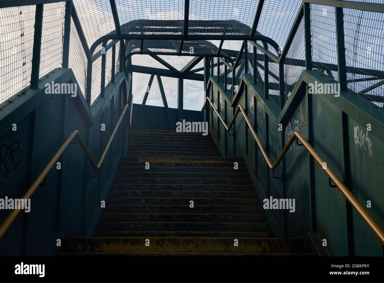 Rampa di scale. Foto Stock