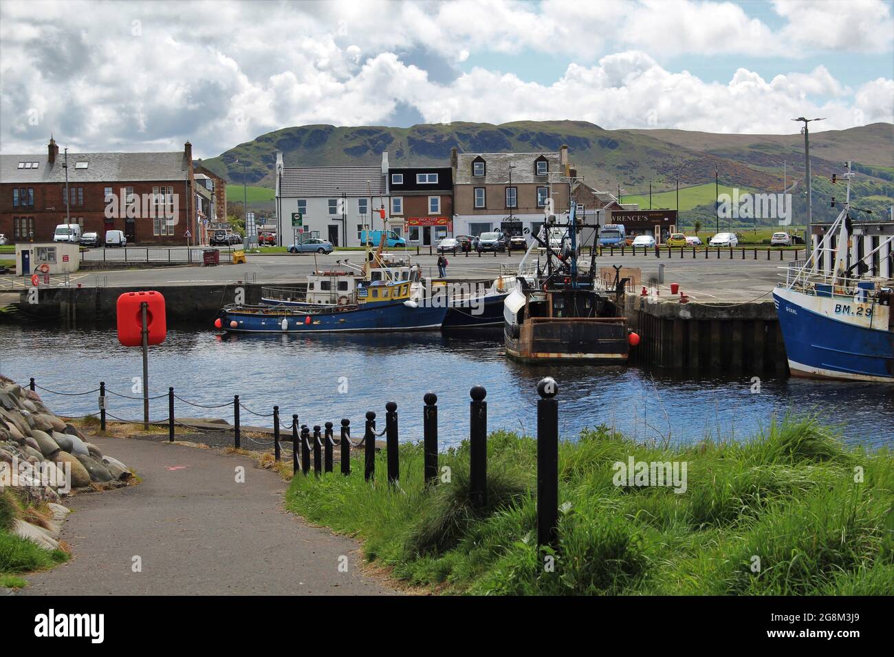 Porto di Girvan - Ayrshire del Sud - Scozia Foto Stock