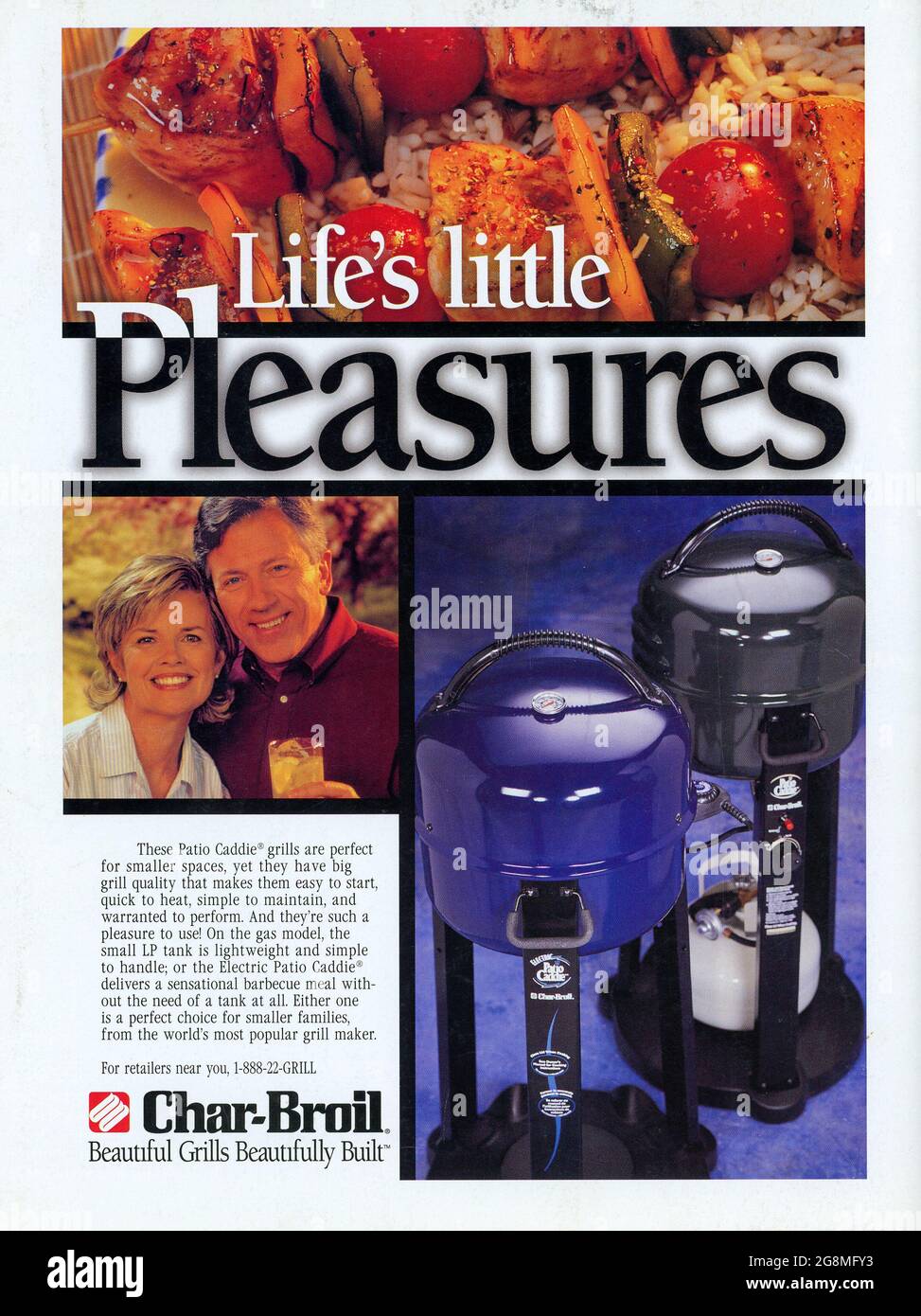 Pubblicità a pagina intera da Life Magazine, edizione della primavera 2000, USA Foto Stock