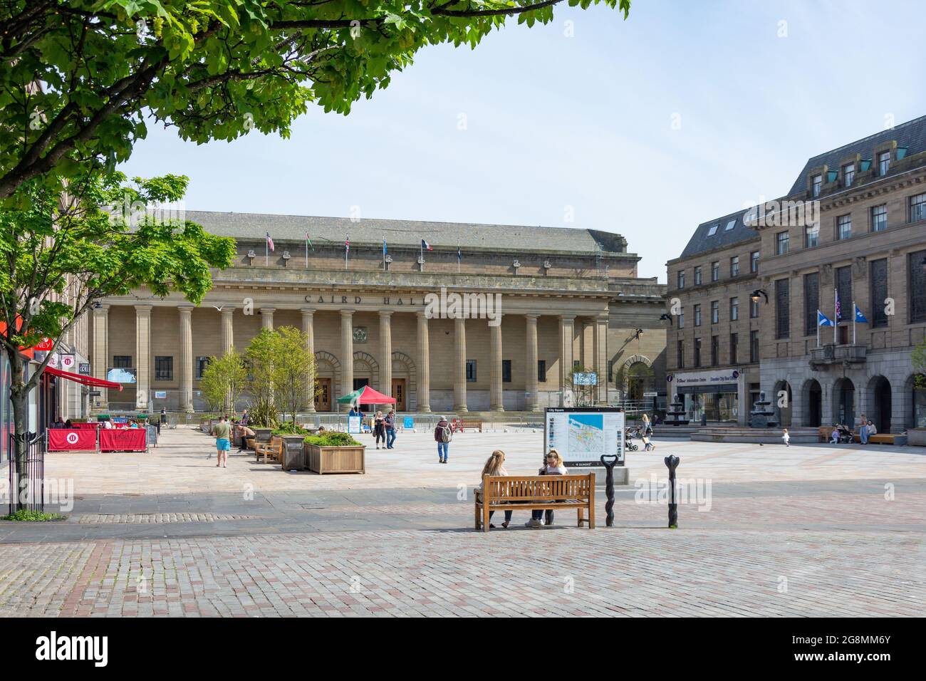Caird Hall, City Square, Dundee City, Scozia, Regno Unito Foto Stock