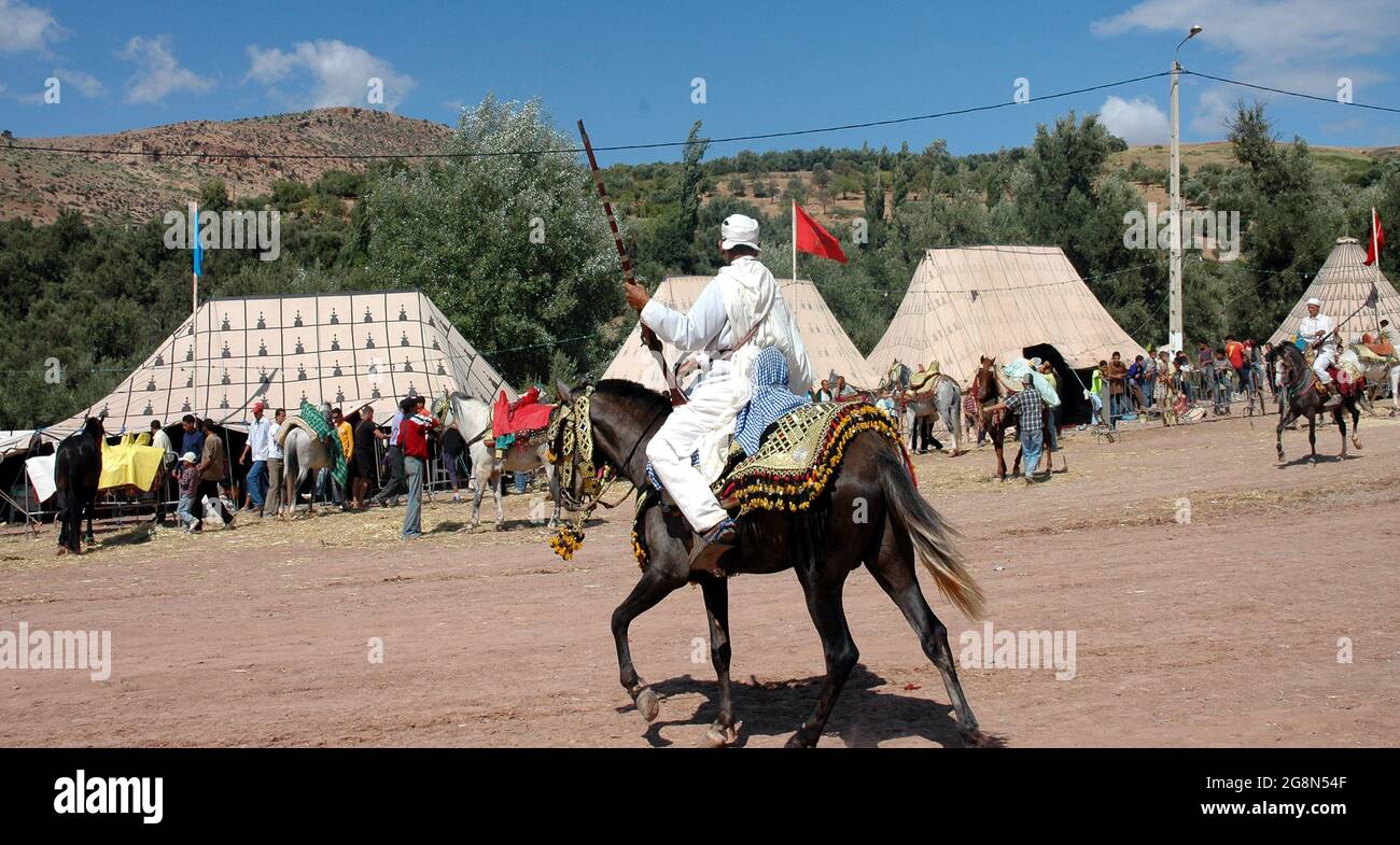 Arte della cultura e della tradizione della fantasia in Marocco Foto Stock